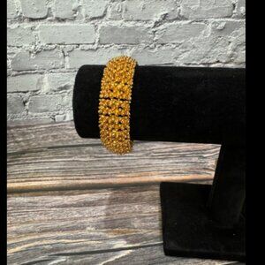 Vintage 1973 Sarah Coventry Golden Sunset Bracelet ITM822